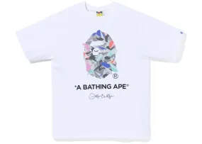 BAPE x Louis De Guzman Ape Head Tee White