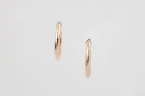 10k Rose Gold Hoop Earrings (0.86g.)