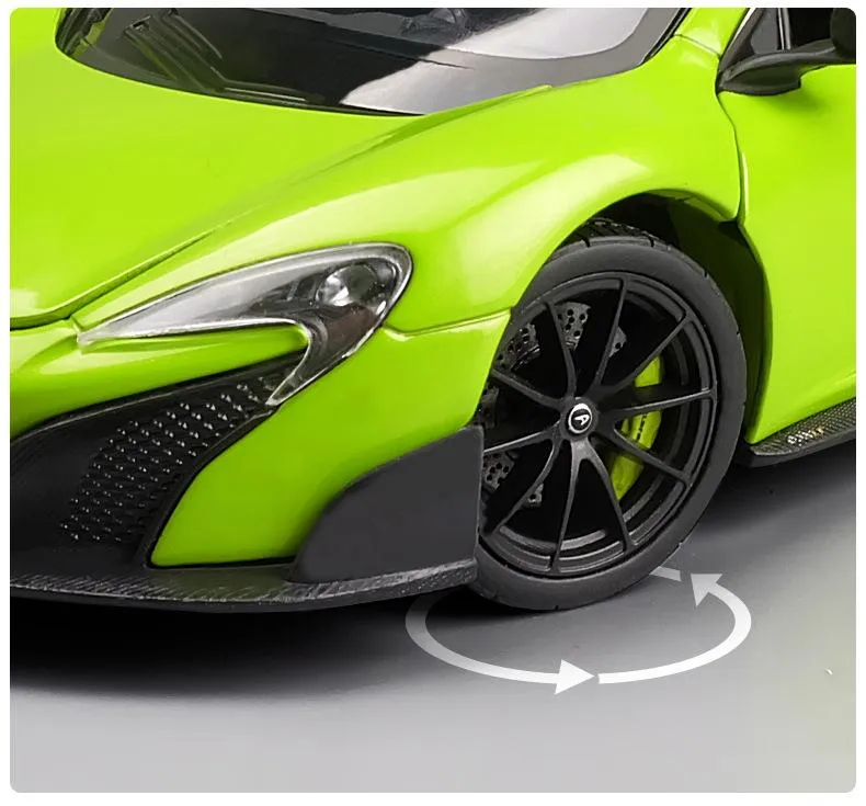 2021 Best-selling 1:24 MCLAREN 675LT Sports Car Alloy Car Model Crafts Decoration Collection Toy Tools Gift