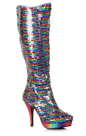 4" MERMAID FLIP SEQUINS BOOT (ES421-GILLIAN)