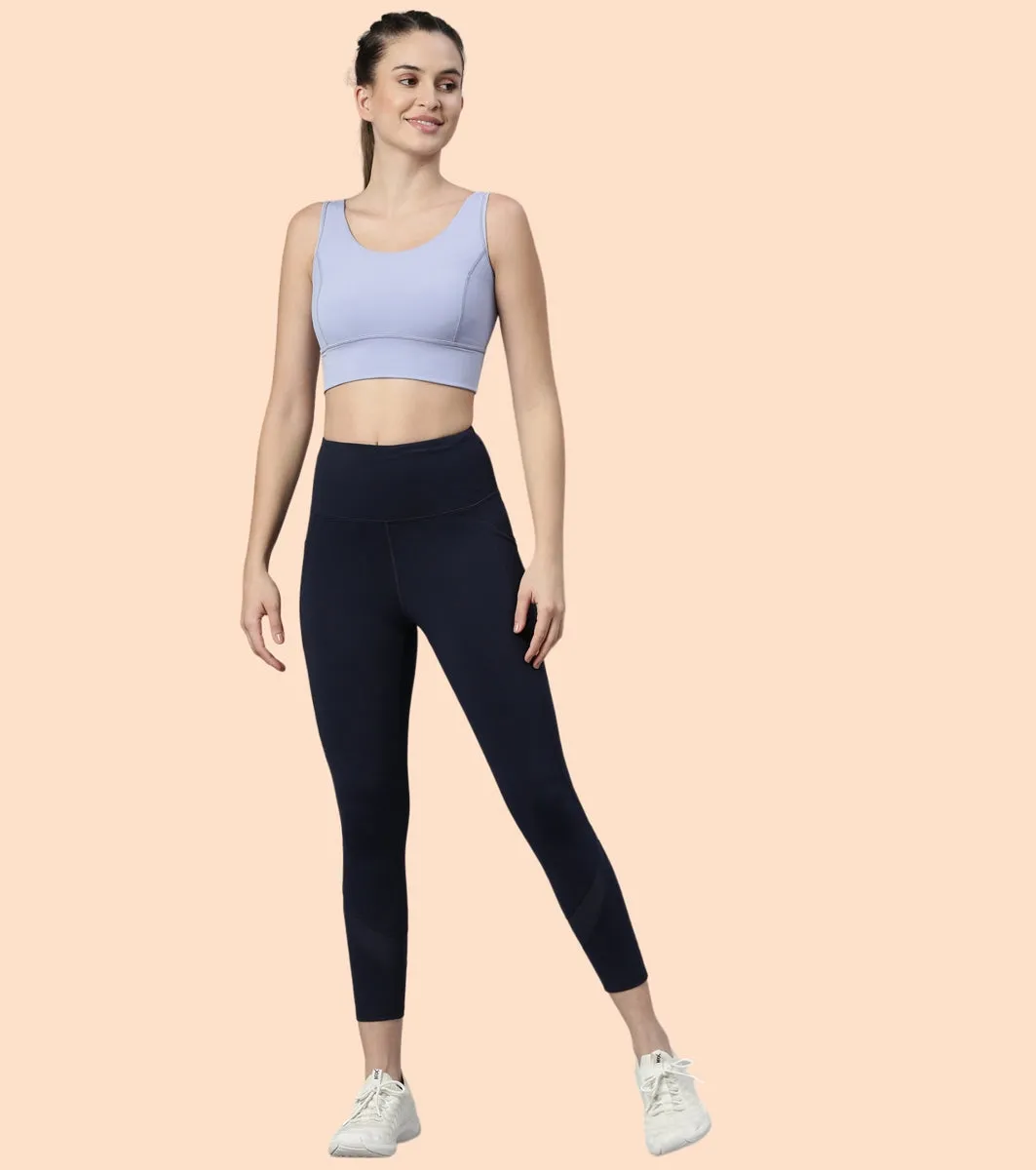 Active Cottony Legging| Feels Like Cotton Dry Fit High Waist 7/8th Length Legging