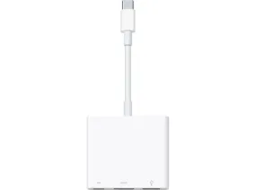 Adaptador - Apple MUF82ZM/A, USB-C a AV digital, Blanco