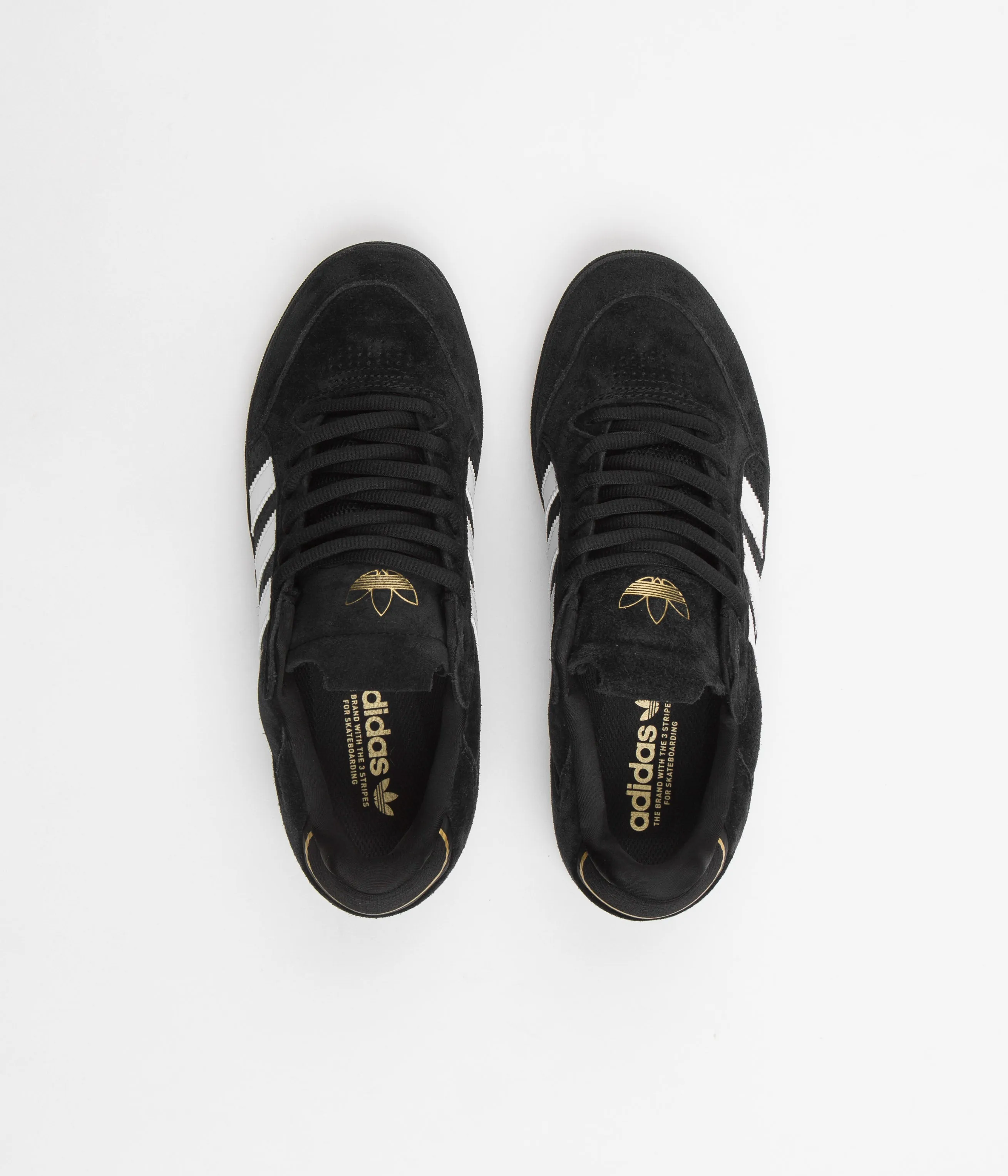 Adidas Tyshawn Low Shoes - Core Black / Cloud White / Gold Metallic