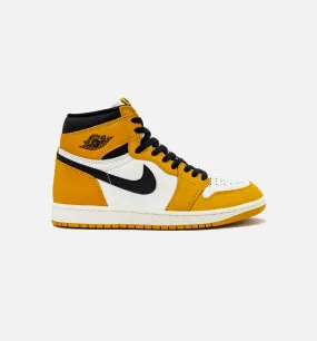 Air Jordan 1 Retro High OG Yellow Ochre Mens Lifestyle Shoe - Yellow Ochre/Sail/Black