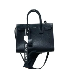 Baby Sac De Jour in Black Grained Leather