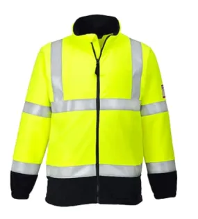 Bizflame Inherent Flame Retardent Anti Static Hi-Vis Fleece - FR31