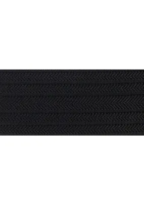 Black Knitted Strong Stretchable Elastic