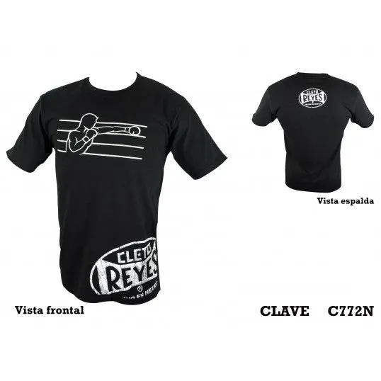 Cleto Reyes Fighter Logo T-Shirt - Available in Black or White