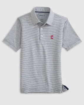 Cleveland Guardians Lyndonn Jr. Striped Jersey Performance Polo