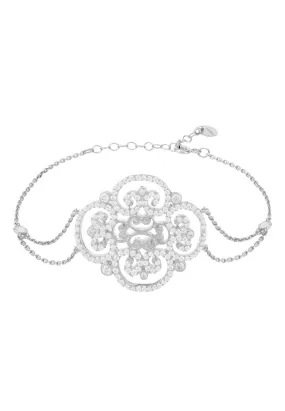 Clover Filigree Bracelet Silver