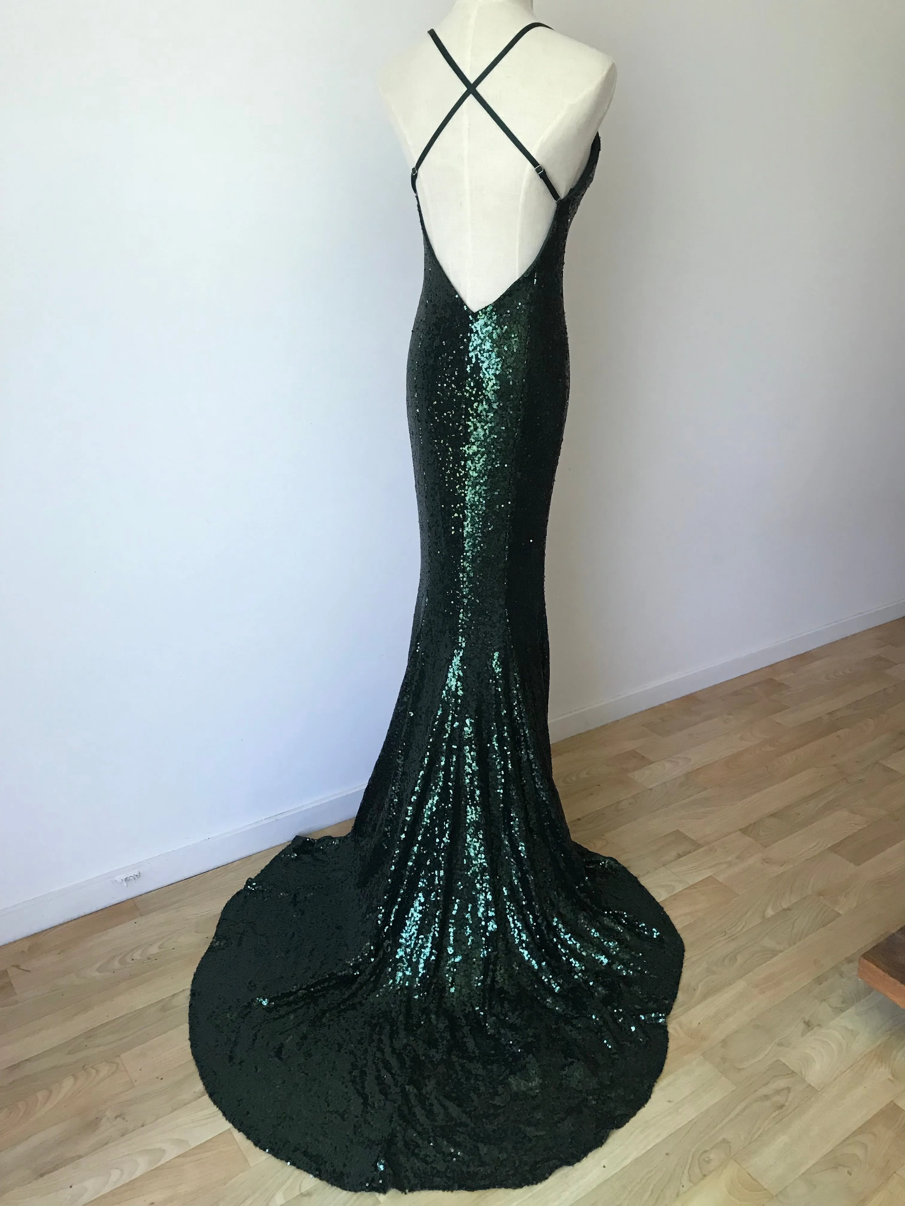 EMERALD MERMAID GOWN