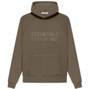 FEAR OF GOD ESSENTIALS LOGO WOOD HOODIE 'FW22'