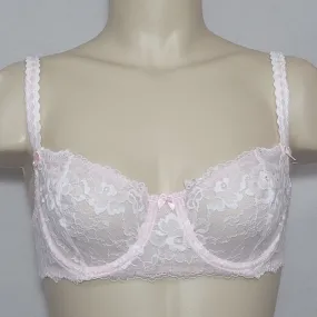 Felina 5894 Harlow Sheer Lace Full Busted Demi Underwire Bra 34B Pink