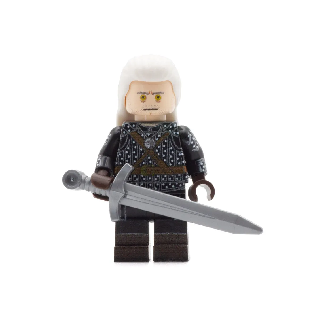 Geralt, Yennefer & Jaskier - Custom Design Minifigure Set