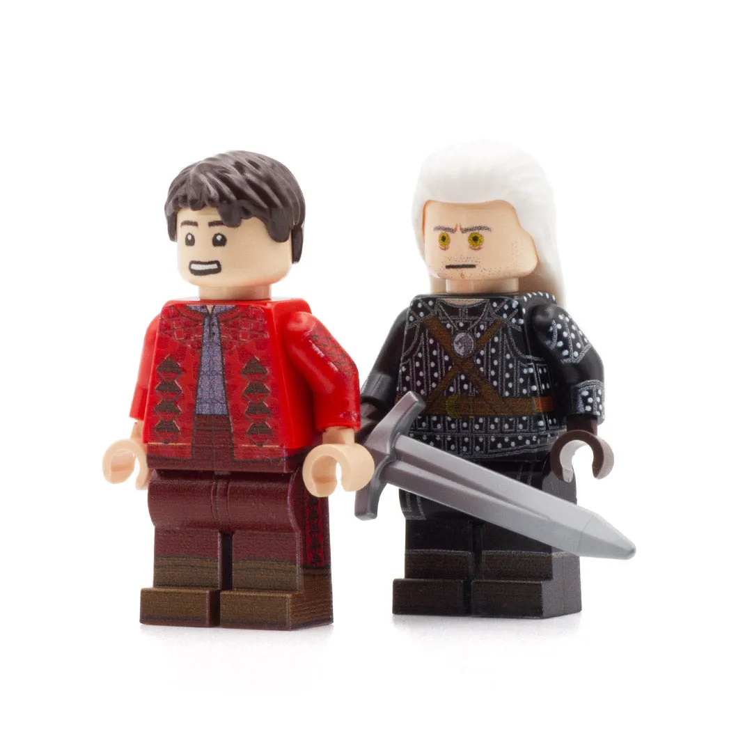 Geralt, Yennefer & Jaskier - Custom Design Minifigure Set