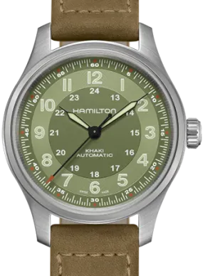 Khaki Field Titanium Auto 42 Green Ref. H70545560