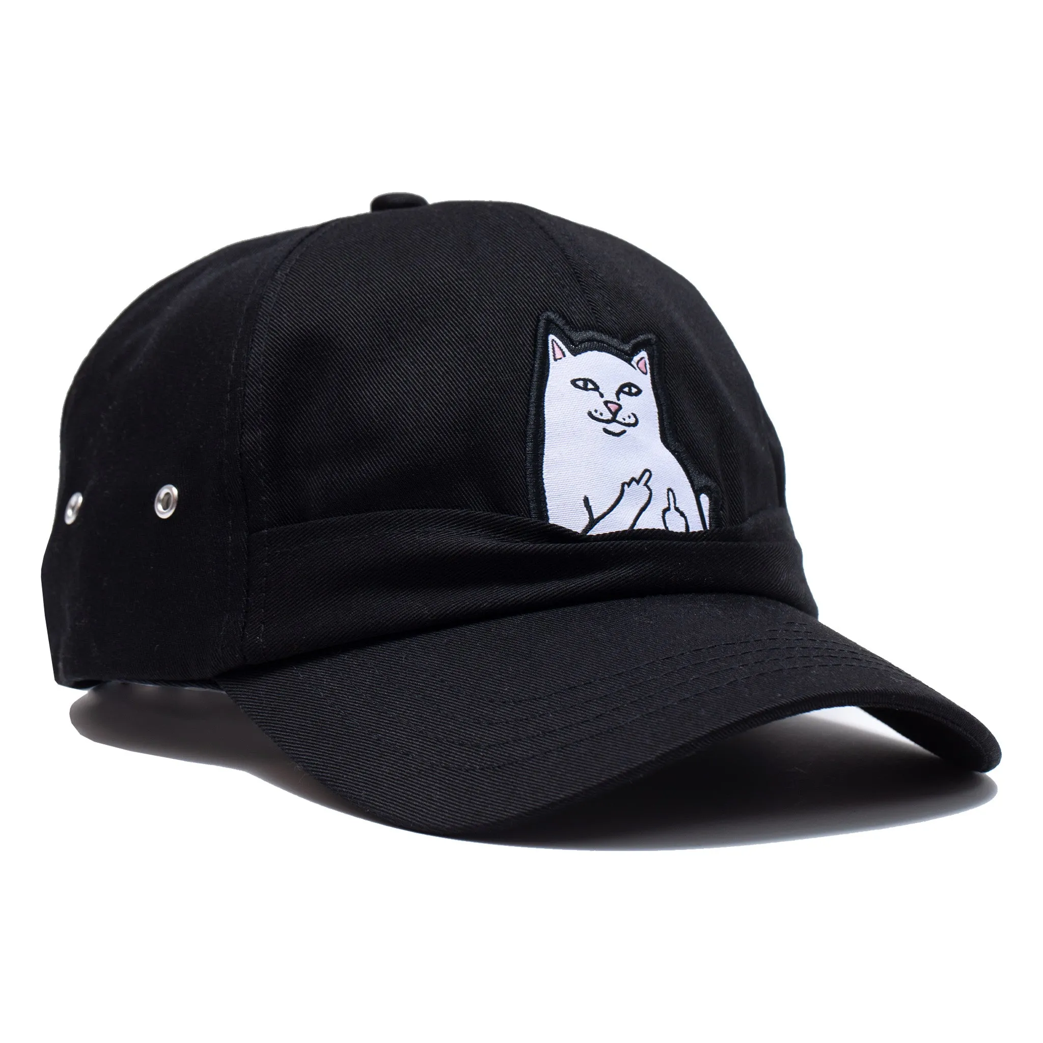 Lord Nermal 6 Panel Pocket Hat (Black)