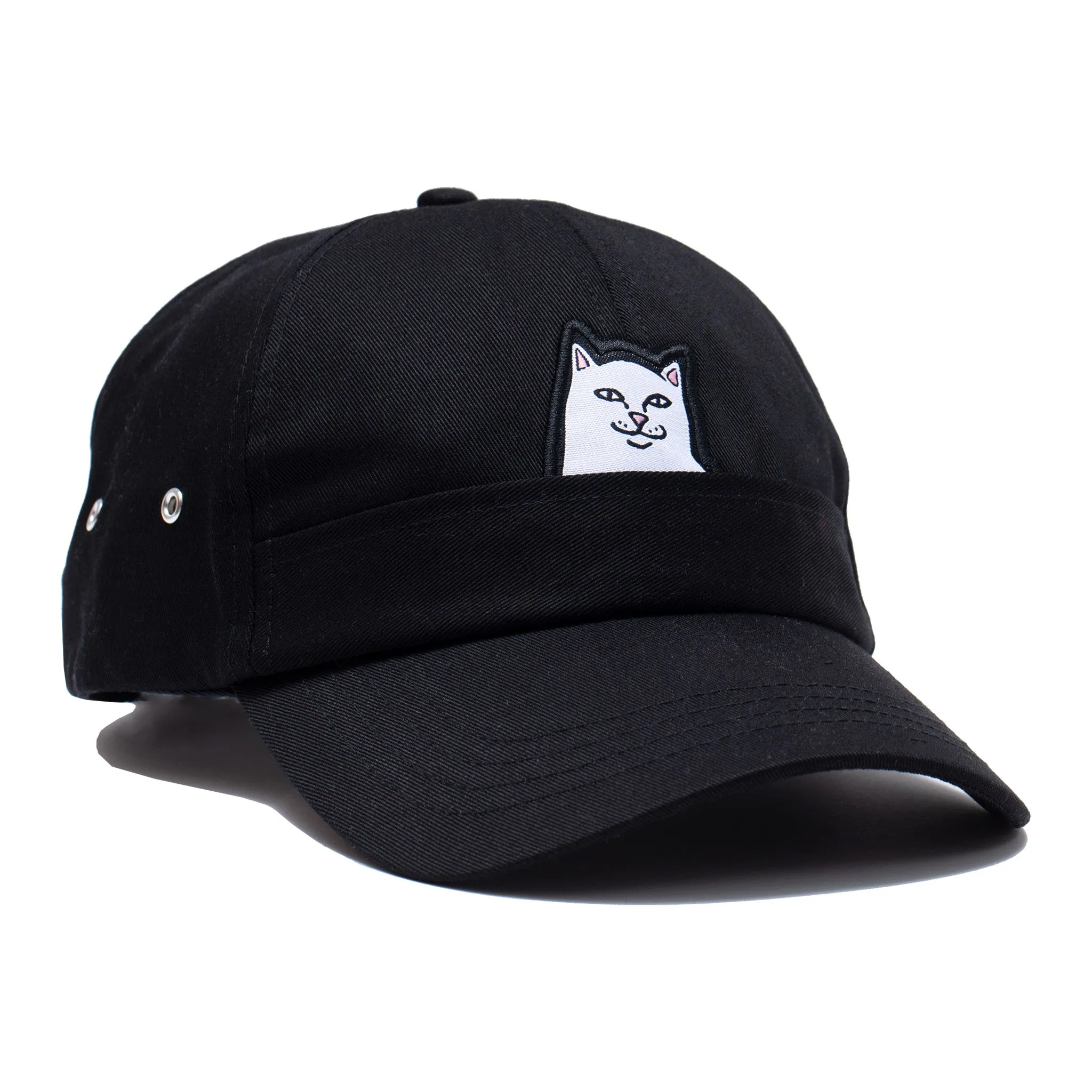 Lord Nermal 6 Panel Pocket Hat (Black)