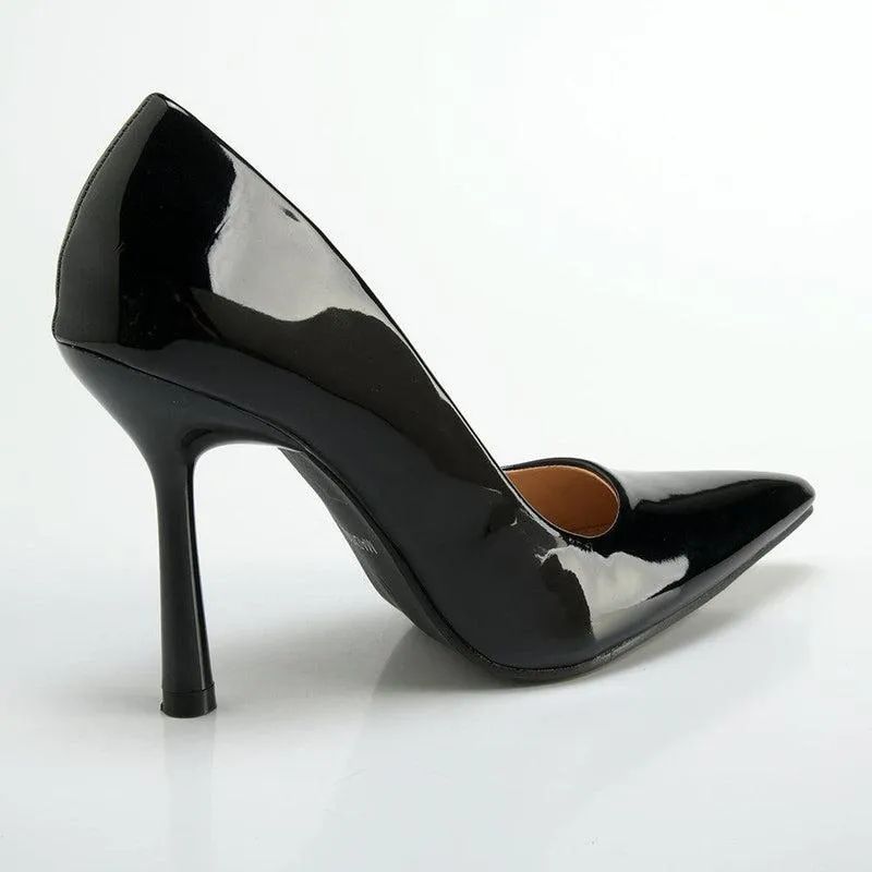 Madison Lila 5 Court with Hourglass Heel - Black