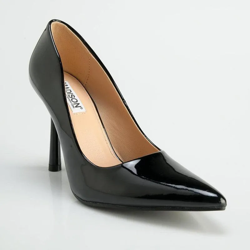 Madison Lila 5 Court with Hourglass Heel - Black