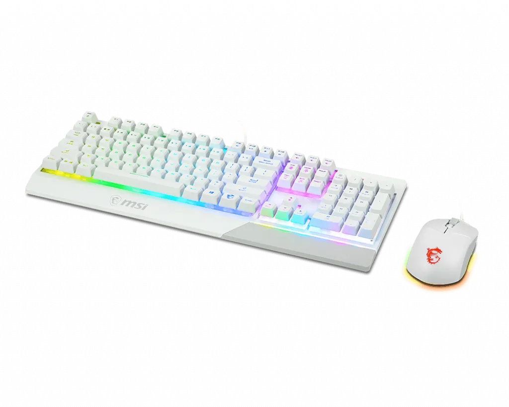 MSI Gaming Tastatur/Maus Combo VIGOR GK30 WHITE DE