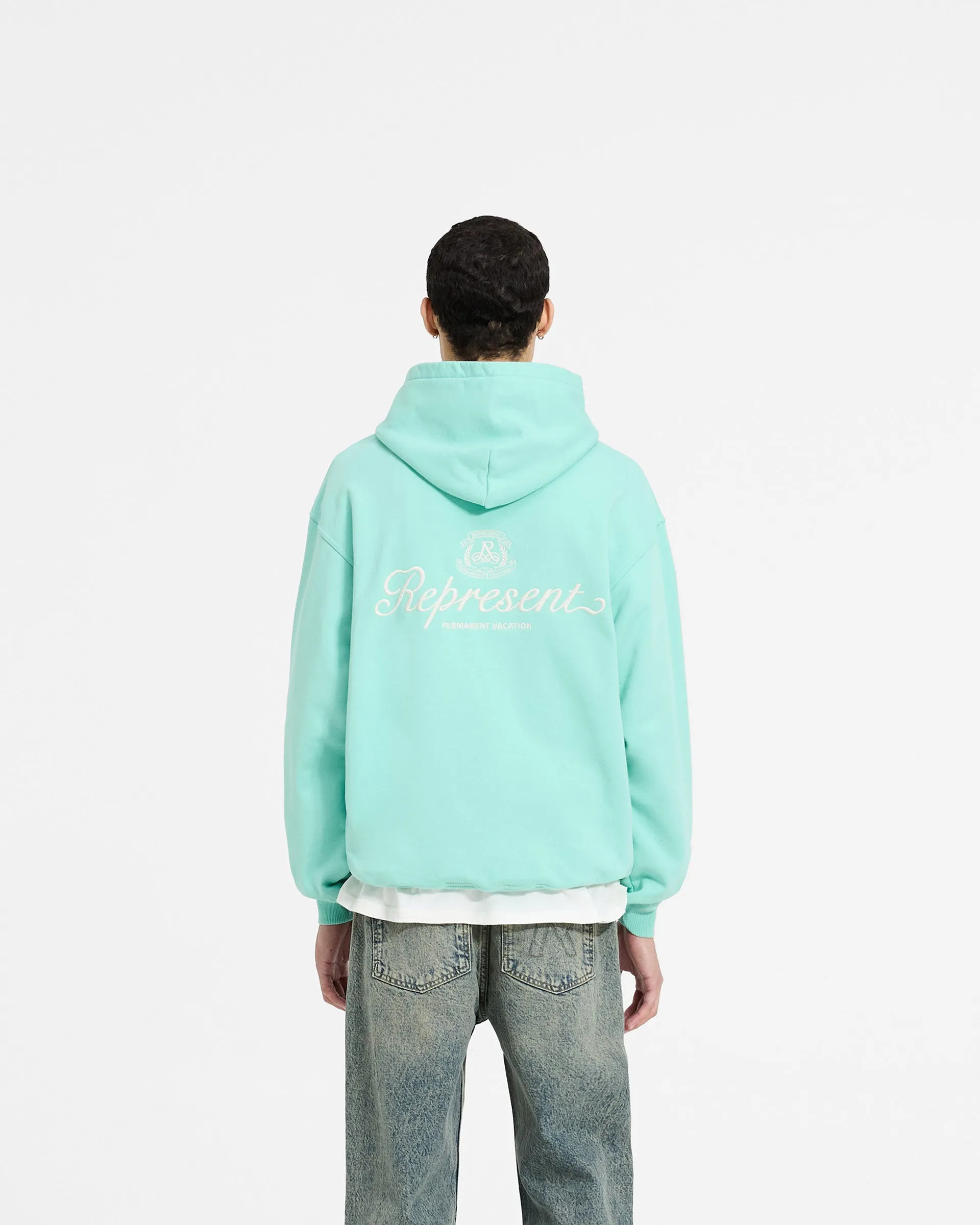 Permanent Vacation Hoodie - Electric Mint