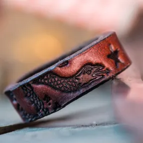 "Join, or Die" Leather Ring | Chicago Tan