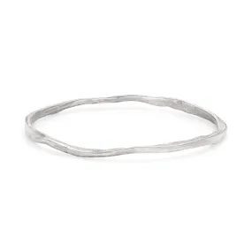 Rock Fine Bangle Silver