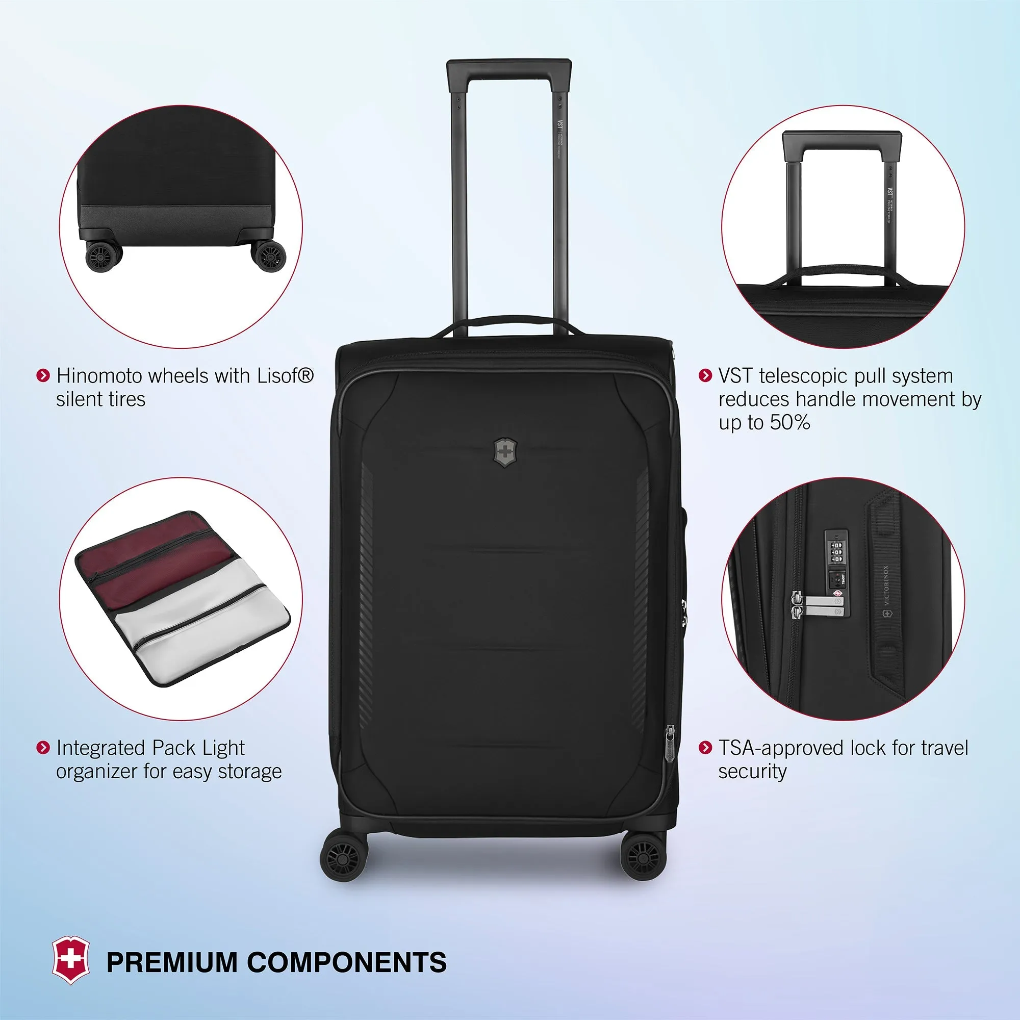 Victorinox Cross Light Soft Case (Black)