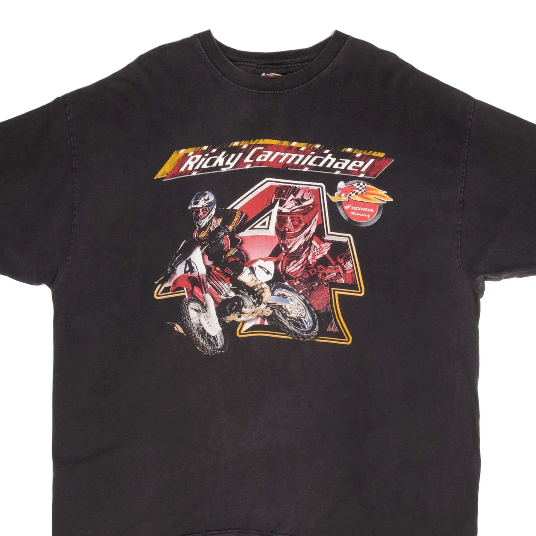 VINTAGE AMA MOTOCROSS RICKY CARMICHAEL TEE SHIRT 1990S SIZE 2XL