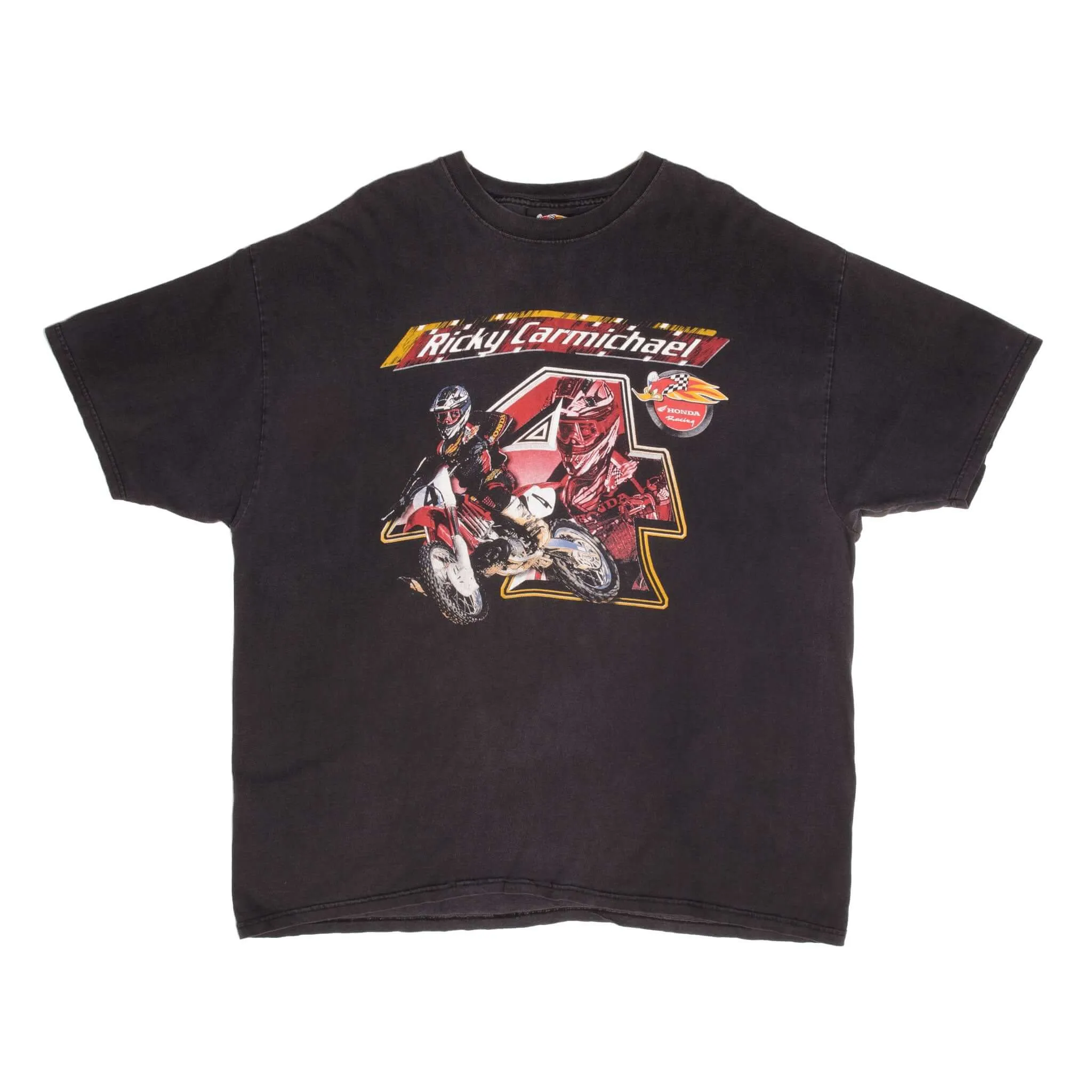 VINTAGE AMA MOTOCROSS RICKY CARMICHAEL TEE SHIRT 1990S SIZE 2XL