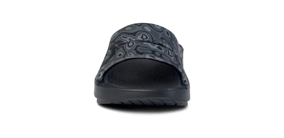 Women's OOahh Sport Slide Sandal - Black Water Camo