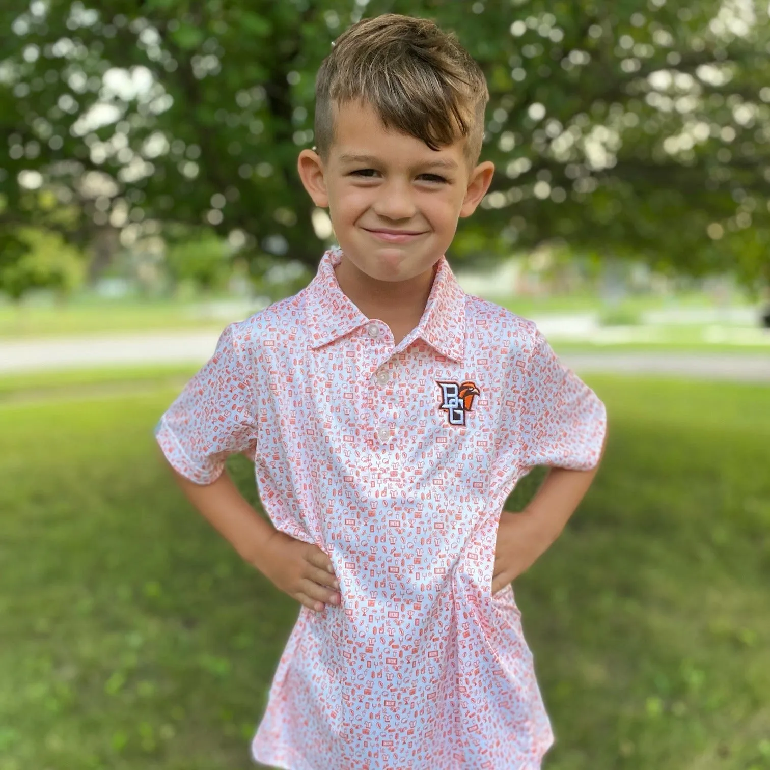 Youth BGSU Football Polo